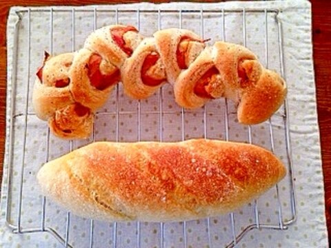 ◎HBでラクラク◎同時にベーコンエピ&フランスパン